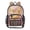 Golden Flying Horse Pattern, variant on Clear Backpack Heavy Duty PVC Transparent Backpack for College Workplace, The Yellow Bus Logo