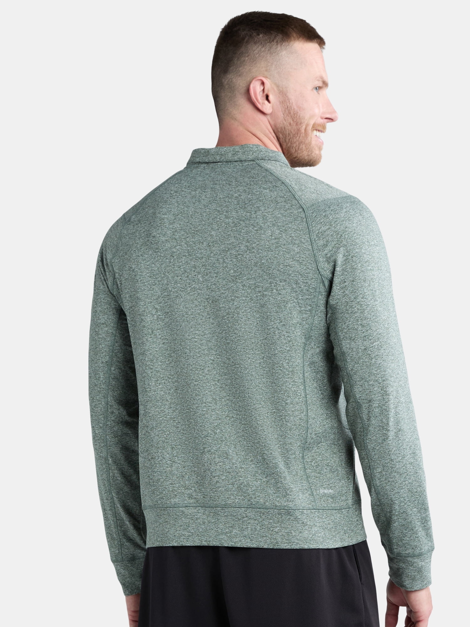 Athletic Works Men's and Big Men's ButterCore Quarter-Zip Pullover, Sizes S-3XL