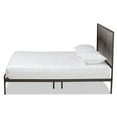 thumbnail image 3 of Baxton Studio Jeanette Modern and Contemporary Black Finished Metal Full Size Platform Bed, 3 of 9