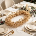 thumbnail image 3 of Christmas Garland Artificial Berry Rattan, Realistic Foam Berry Stems with Flexible Metal Wire, No Fade, 59 Inch, for Christmas Tree, Fireplace, Wreath, Holiday Indoor Outdoor Decoration, 3 of 6