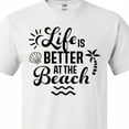 thumbnail image 4 of Inktastic Life is Better at the Beach with Sunshine Seashell and Palm Trees T-Shirt, 4 of 5