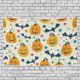 thumbnail image 1 of ABPHQTO Tapiz de iconos de Halloween, decoración para colgar en la pared, decoración del hogar, sala de estar, dormitorio, 150x200 cm, 1 of 4