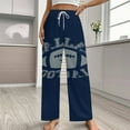 thumbnail image 2 of Dallas Football Team Sling（3） Pajamas For Women Loose Retro Night Pajama Pants Comfortable Sleepwear Bottoms Homewear, 2 of 6