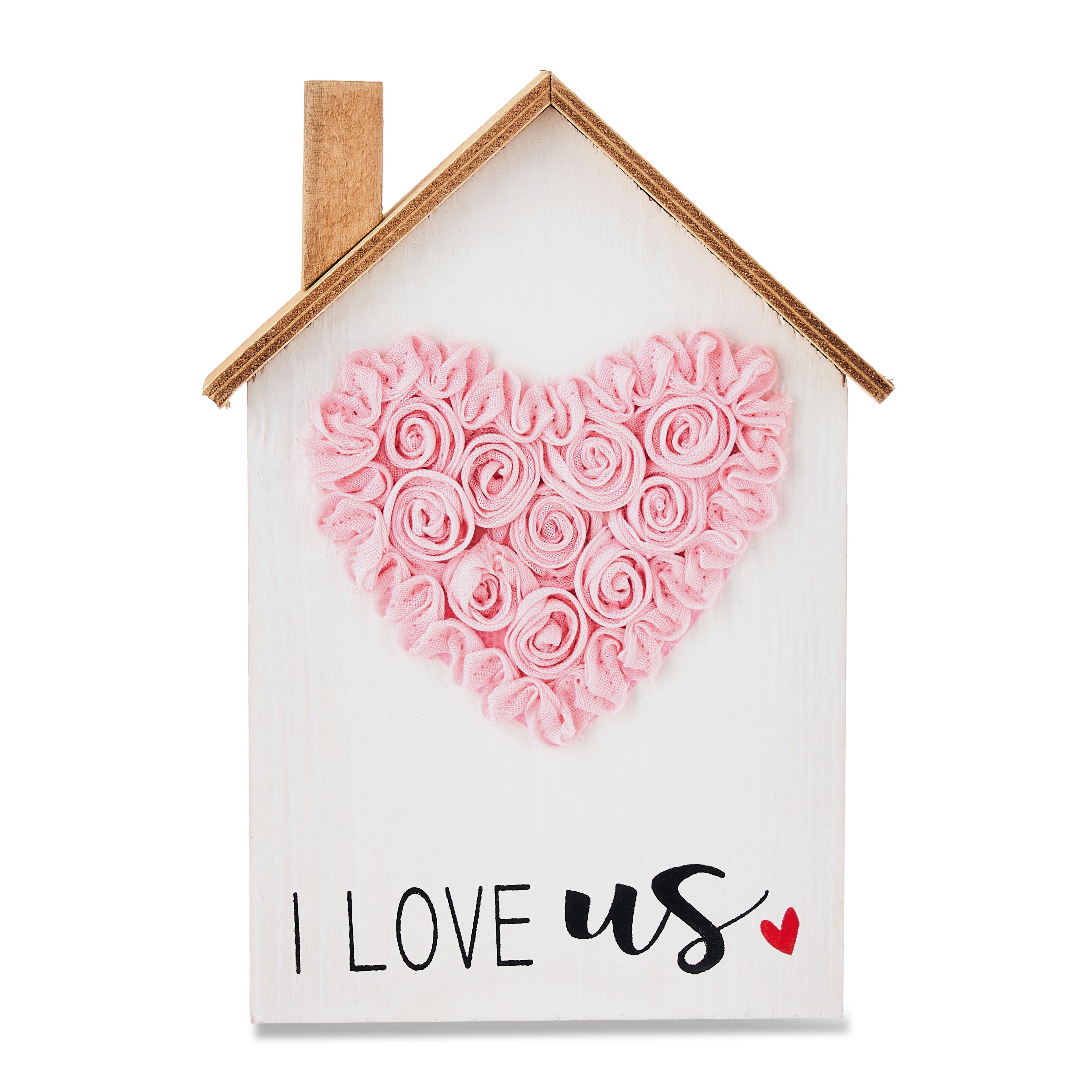 Way to Celebrate! Valentines Day Mini House Dcor, Pink Heart