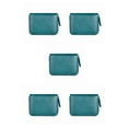 thumbnail image 2 of Monedero hombre bolsa de dinero corta mini billetera bolsillo tarjetero de bloqueo rfid gran capacidad para bolsa de negocios Azul Sonducket, 2 of 6