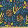 thumbnail image 2 of Floral Sofa Upholstery Fabric by the Yard, Colorful Composition of Different Types of Flowers Botanic Art, Decorative Fabric for DIY and Home Accents, Multicolor by Ambesonne, 2 of 5