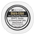 thumbnail image 7 of Miyuki Dura-Line Beading Thread – Durable Braided String, Smoke, 0.15 mm in Diameter, 20-Meter Spool, 7 of 7