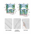 thumbnail image 5 of Summer Green Palm Leaf Swag Curtains for Living Room/Bedroom Windows, Blue Ocean Sky Beach Starfish Conch Kitchen Curtains and Valances Set 36 Inch Length, Swags Valance Curtain Panels, 5 of 5