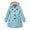 Light Blue, variant on Spazoro Kids Girls Jackets, Long Sleeve Fall Winter Cotton Zipper Hooded Warm Coats for Child Girls Boys Khaki Size 6 T