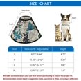 thumbnail image 3 of Flowers Floral Soft Cat Dog Recovery Collar Adjustable Cat Cone Wound Healing Protective After Surgery for Large/Medium/Small Dogs Cat, 3 of 7