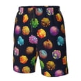 thumbnail image 6 of Uemuo Lovely Planet Pattern Men's Swim Trunks Hawaiian Beach Bathing Suit Swimsuits Beach Quick-Dry Shorts with Pockets-, 6 of 9