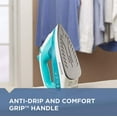 BLACK+DECKER Light 'N Easy Compact Steam Iron, Turquoise, IR1010
