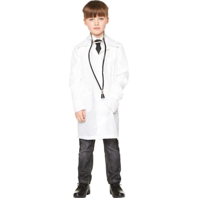 Doctors Costume Lab Coat | Careers and Uniforms | Childrens Costumes (Large)