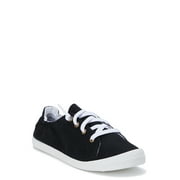 Time and Tru Women's Scrunch Back Slip-On Sneaker, Wide Width Available