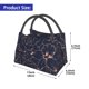 thumbnail image 2 of Fotbe Copper-Gold Gloss Outline Flower Bolsa Térmica Portátil con Estampado, Bolsa de Entrega de Alimentos Aislada, Bolsa Reutilizable de Gran Capacidad para Comidas y Supermercado, 2 of 6