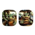 thumbnail image 4 of Binienty Windshield Sun Shade Cute Turtles Auto Front Window Blocks UV Rays Folding Easy Installation Car Window Shades 28.5x25.5 Inches Fit Most Cars, Sedan, Suv, or Van, 4 of 7