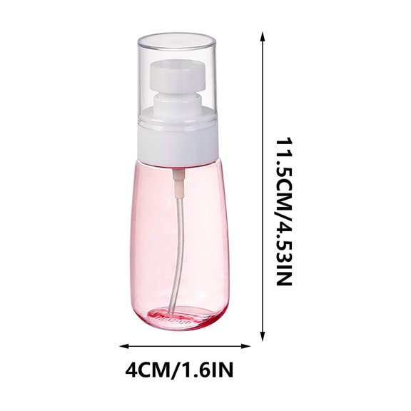 Travel Spray Bottle, Refillable Portable Mist Spray, Leakproof Travel toiletry Container for Perfume, Facial, Water, Hair Gel, Cosmetics, Compact, Durable