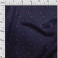thumbnail image 3 of oneOone Velvet Plum Fabric Line Drawing Leaf Sewing Craft Projects Fabric Prints By Yard 58 Inch Wide, 3 of 4