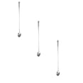 thumbnail image 2 of Stainless Steel Long Iced Tea Spoons, Coffee Stirring Spoons with Extended Handle for Tall Glasses, Dessert Spoons for Home Kitchen And Cafes, 3 Spoons, 2 of 5