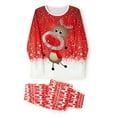 thumbnail image 6 of Matching Family Christmas Pajamas Set Soft Long Sleeve Xmas Sleepwear Print Pjs Matching Sets, 6 of 10