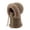 Khaki&05#0915, variant on 3 in 1 Beanie Hat for Women, Knitted Winter Hat with Built-in Scarf & Face Mask, Fleece Lined Windproof Hooded Ski Hat with Drawstring for Cold Weather Khaki