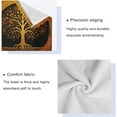 thumbnail image 4 of Coolnut Golden Circle Tree Bath Towels Absorbent Bath Towels Set Soft Towel Set for Home Hotel Decor Gym Swim, 3 Piece Wash cloth, 4 of 7