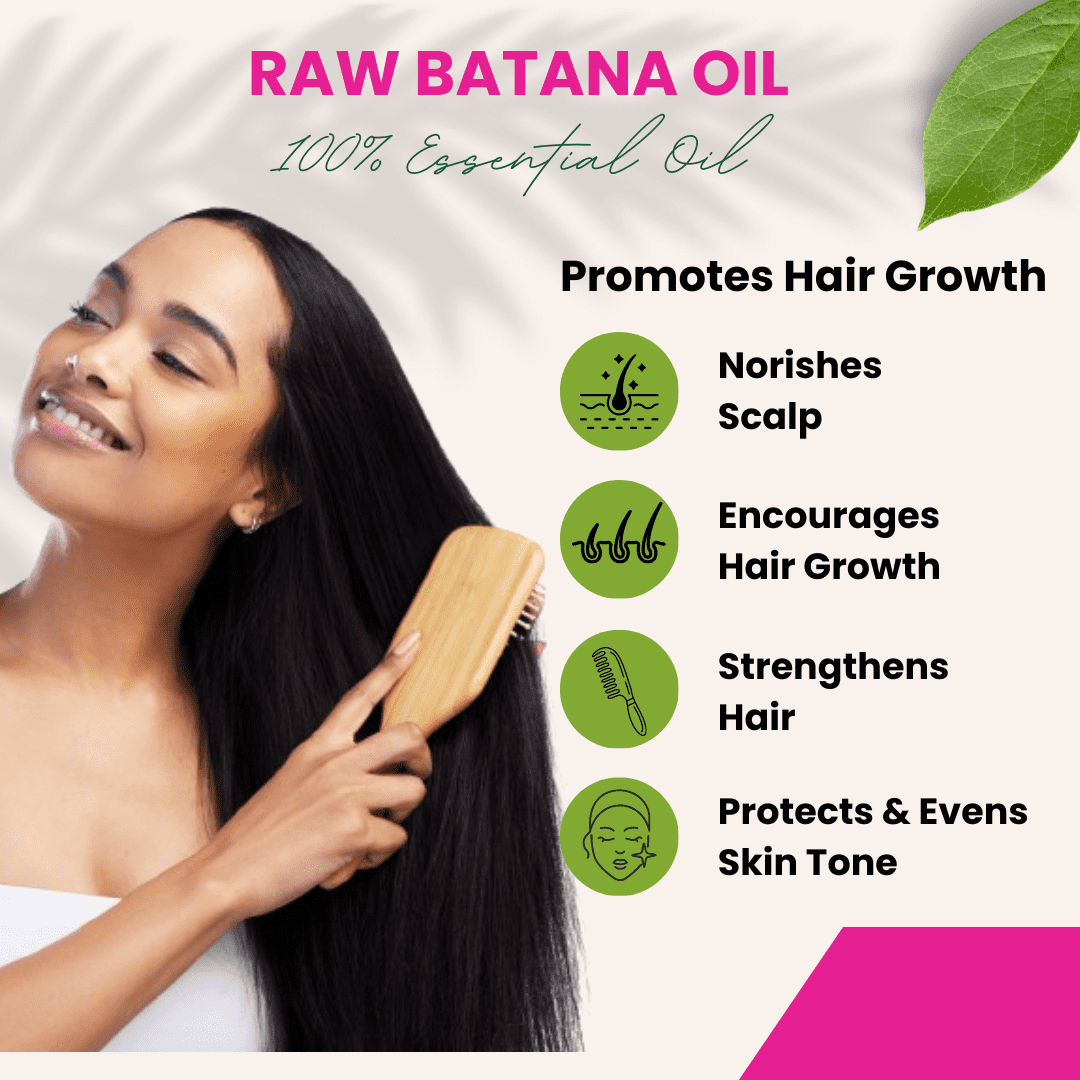 Batana Oil, 100% Pure, Promotes Hair Growth, 40ml by Jasmani