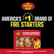 Royal Oak Tumbleweeds Natural Fire Starters, 16 Pack