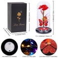 thumbnail image 3 of Gift Galaxy Glass Rose Forever Crystal Flor Light, 3 of 9