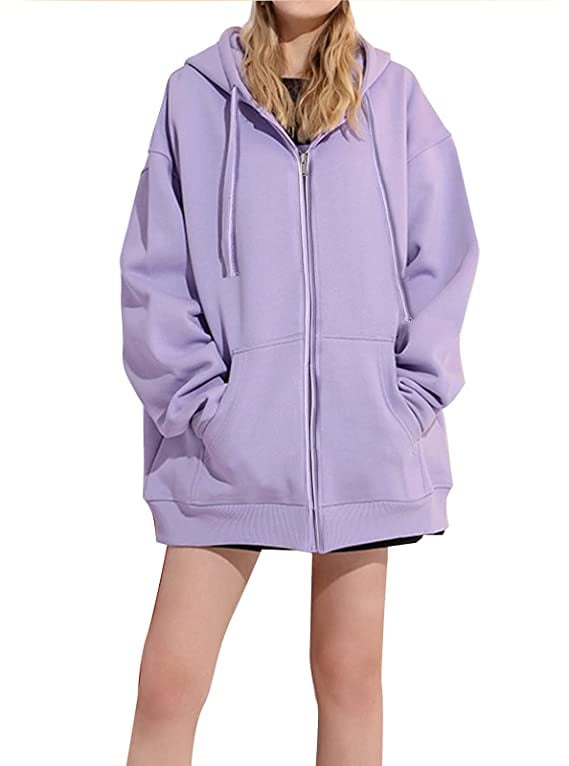 y2k oversized zip up hoodie