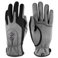 thumbnail image 1 of Guantes deportivos Zero Friction para hombre, ajuste universal, color gris, 1 of 2