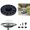 5.12in(13cm）, variant on Solar Bird Bath Fountains Floating Solar Water Fountain with Multiple Nozzles for Garden Backyard Pond Patio Deck Courtyard 5.1in/6.3in/7.1in