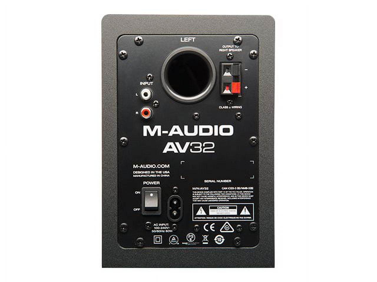 M-Audio AV32 Desktop Speakers for Professional Media Creation