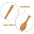 thumbnail image 2 of 10pcs Small Bamboo Spoons Condiment Salt Spoons Tasting Spoons Honey Teaspoons for Seasoning, 2 of 5