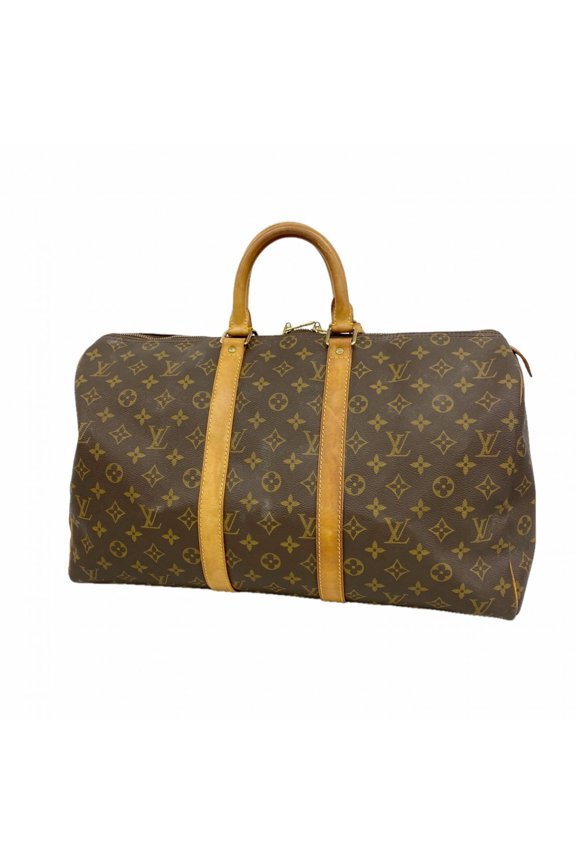 Pre-Owned Louis Vuitton Bags - Boston Monogram Keepall 45 M41428 Brown Men's & Women's