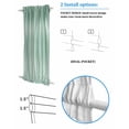 thumbnail image 3 of Green Blackout Curtains, French Door Curtains for Door Window, Modern Abstract Art Ombre Striped Privacy Drapery for Patio/Sidelight Doors, 1 Panel with Tieback, 54 x 72 Inches, 3 of 6