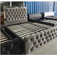 thumbnail image 5 of Headboard with Mirror Crystal Luxury Double Queen King Ottoman Gas Lift Velvet Fabric Upholstered Bedroom Furniture My Lux Decor Round, 5 of 6