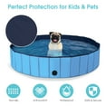 thumbnail image 2 of Topbuy 55'' Blue Portable Leakproof Foldable Dog Pet Pool Kiddie Bathing Tub Indoor/Outdoor, 2 of 10