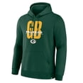 thumbnail image 4 of Men's Fanatics Green Green Bay Packers Right Tackle Legacy Pullover Hoodie, 4 of 5
