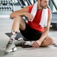 thumbnail image 6 of Men's South Korean Flag Novelty Athletic Socks Women's Digital Printing Funky Patterned Crew Socks, 6 of 7