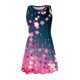 thumbnail image 4 of ICHUANYI Clearance Women's Fashion Sleeveless Round Neck Casual Pocket Printed Dress(Hot Pink, XXL) ICHUANYI WER2023081115626, 4 of 4