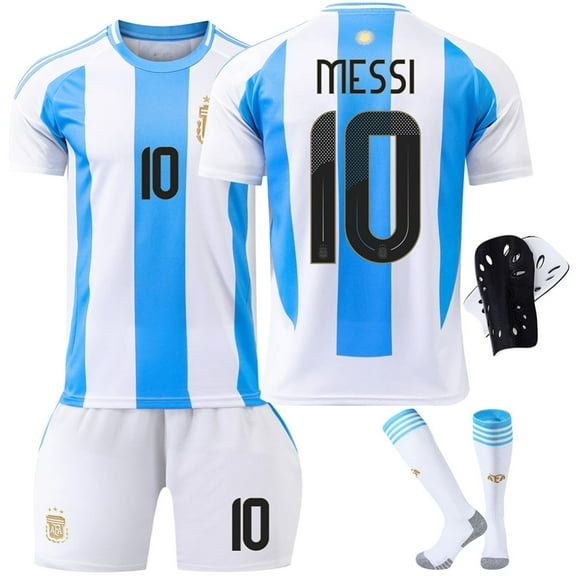 Lionel Soccer Jersey Boys,Boys' Soccer Jersey 10# Soccer Jersey for Kids Football Youth Jerseys for Argentina Fans