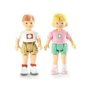 Loving Family Sister and Brother Figure Pair