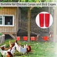 thumbnail image 4 of 20Pcs Chickens Rabbit Feeders for Cage,Hanging Chicken Water Feeder Cup, Plastic Birds Feeders Seed, 4 of 5