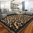 thumbnail image 2 of Leopard Print Area Rug with Non-Slip Rubber Bottom, 2 of 8