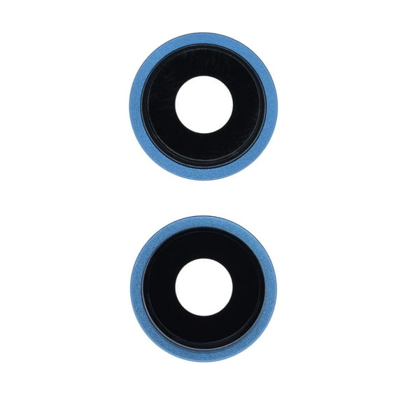 Replacement Camera Lens With Bracket For Apple iPhone 13 (A2631) / 13 Mini (A2626) - Blue (2 Pieces)