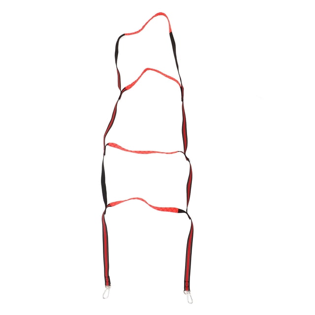 Escalera de cuerda de embarque fuerte, resistente a los rayos UV, duradera, universal para kayak, lancha, piragüismo, 4 escalones Jadeshay A