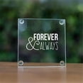 thumbnail image 1 of Jovely JOV815-6B Forever & Always Glass Coaster, Set of 72, 1 of 1
