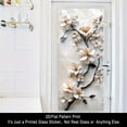 thumbnail image 4 of 17.71 x 39.37 White Plum String Pattern Frosted Removable Reusable Window Film, 4 of 7