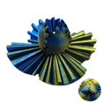 thumbnail image 2 of Juguete antiestrés con forma de cubo o bola giratoria con impresión 3D: perfecto para el estrés y la ansiedad, juguete antiestrés relajante, juguete de escritorio, ideal para necesidades sensoriales, 2 of 8